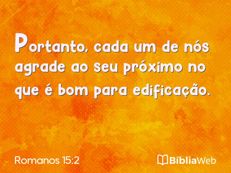 Romanos 15:2 em imagem para compartilhar