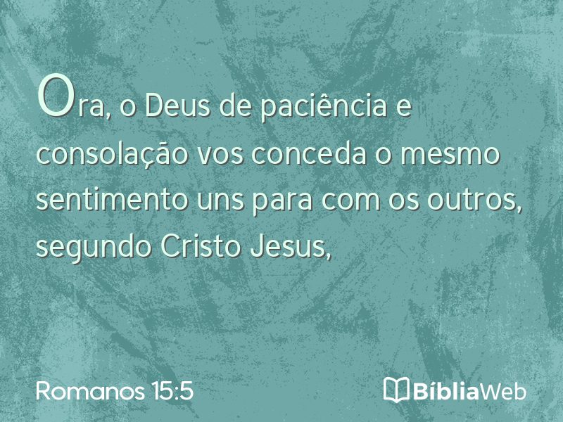 Romanos 15:5 em imagem para compartilhar