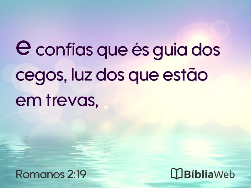 Romanos 2:19 em imagem para compartilhar