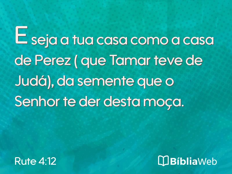 Rute 4:12 em imagem para compartilhar