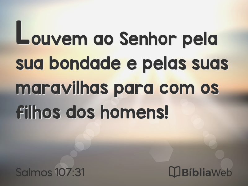 Salmos 107:31 em imagem para compartilhar