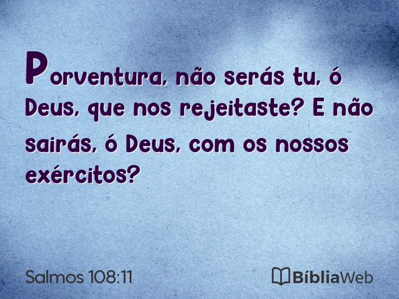 Salmos 108:11 em imagem para compartilhar