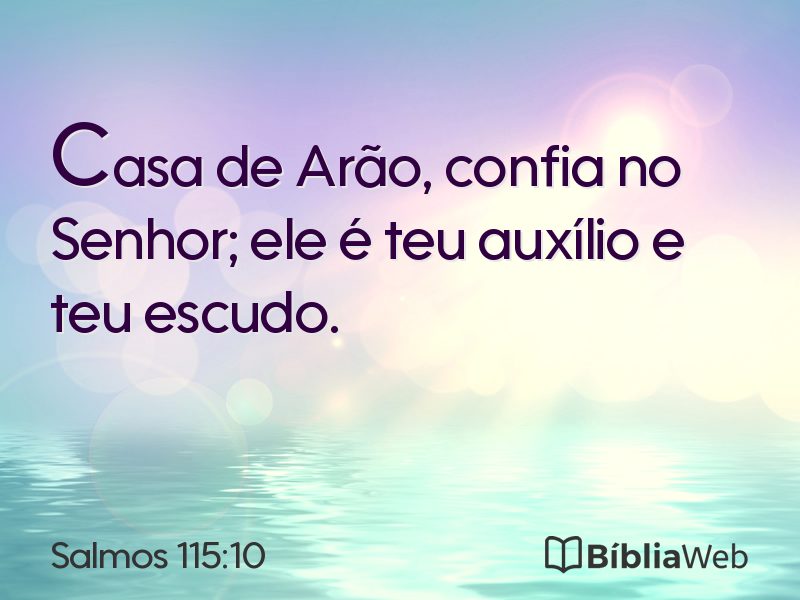 Salmos 115:10 em imagem para compartilhar