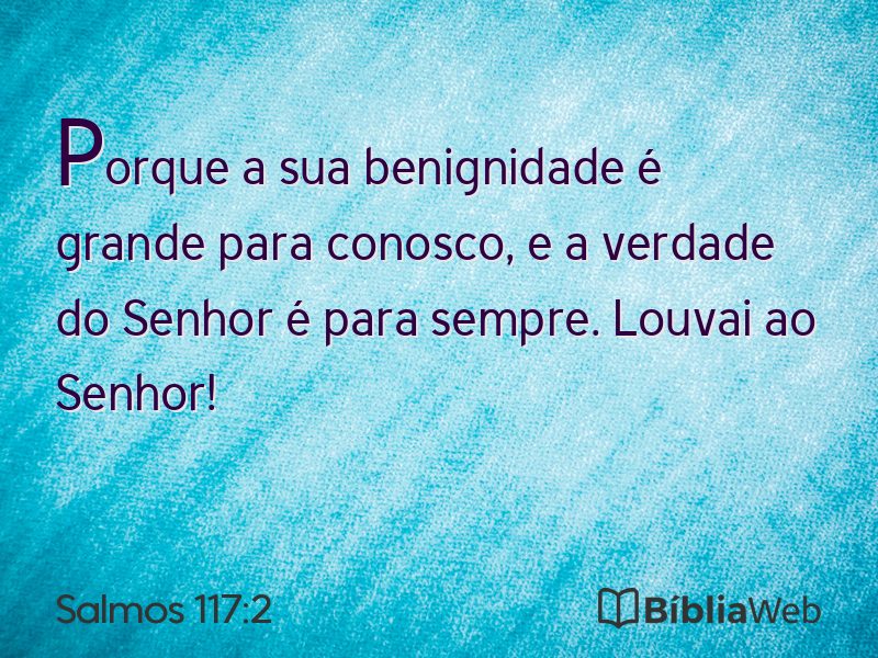 Salmos 117:2 em imagem para compartilhar