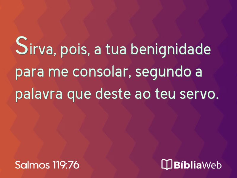 Salmos 119:76 em imagem para compartilhar