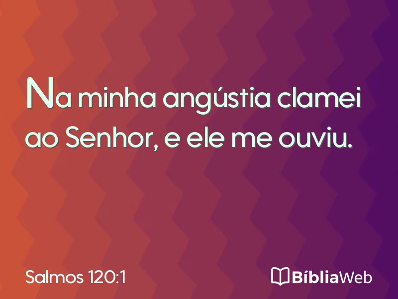 Salmos 120:1 em imagem para compartilhar