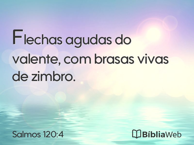 Salmos 120:4 em imagem para compartilhar