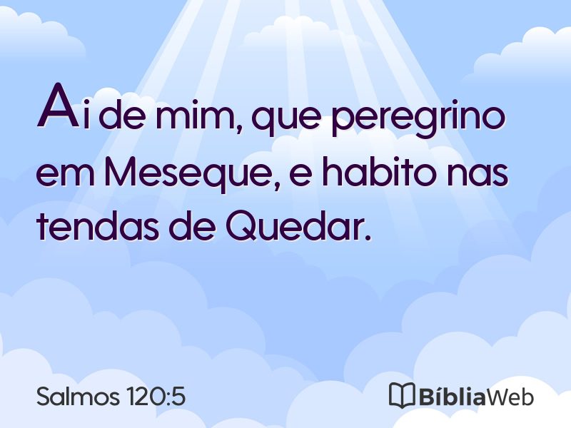 Salmos 120:5 em imagem para compartilhar