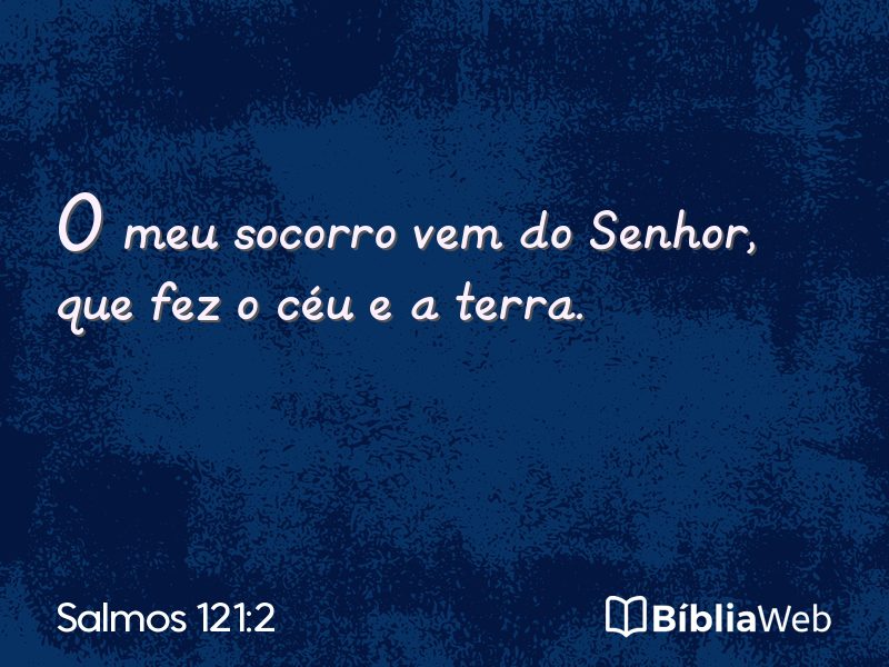 Salmos 121:2 em imagem para compartilhar