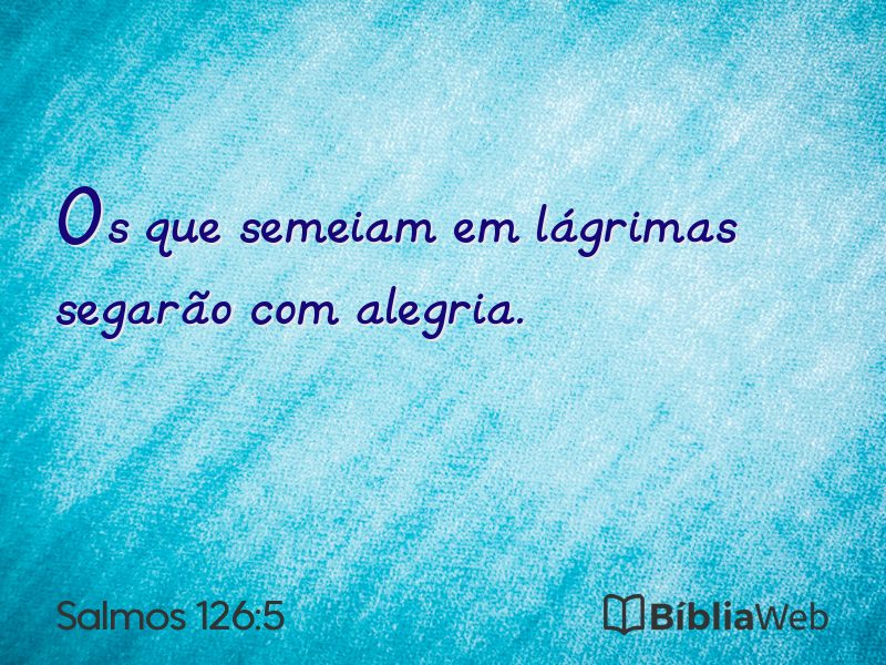 Salmos 126:5 em imagem para compartilhar