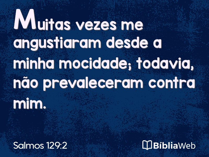 Salmos 129:2 em imagem para compartilhar