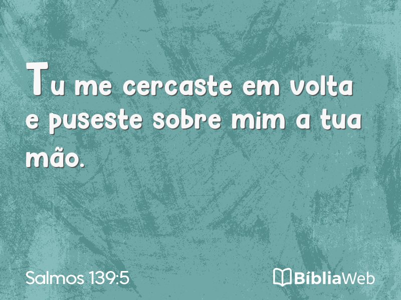 Salmos 139:5 em imagem para compartilhar
