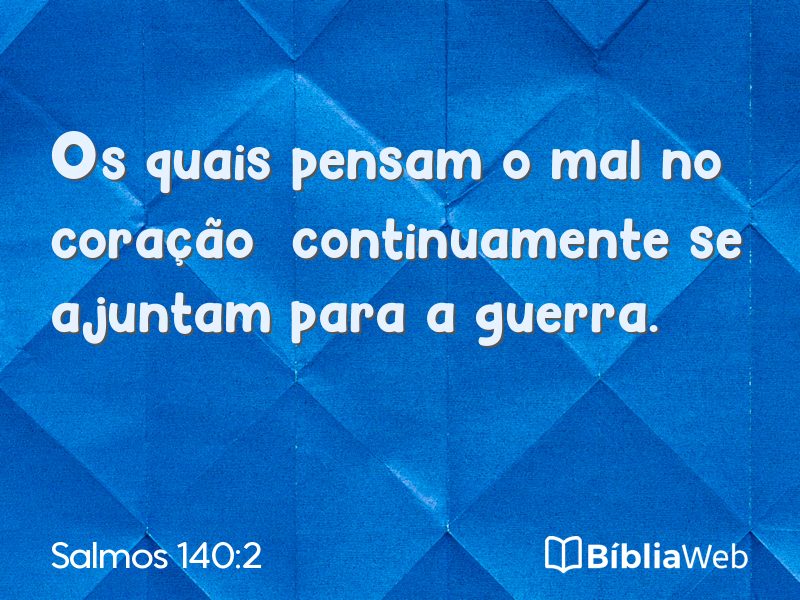 Salmos 140:2 em imagem para compartilhar