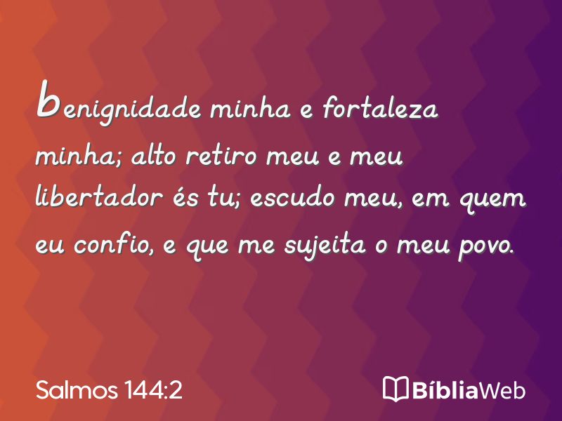Salmos 144:2 em imagem para compartilhar