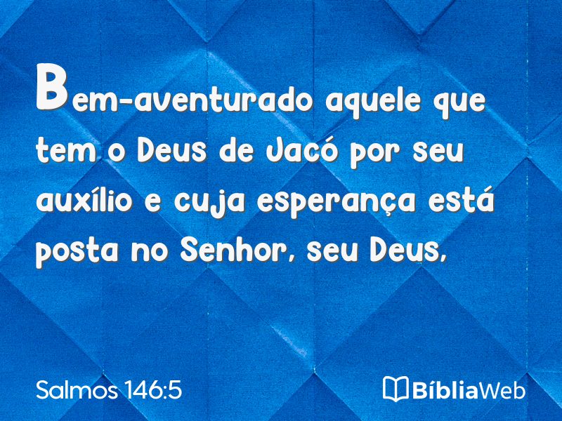 Salmos 146:5 em imagem para compartilhar