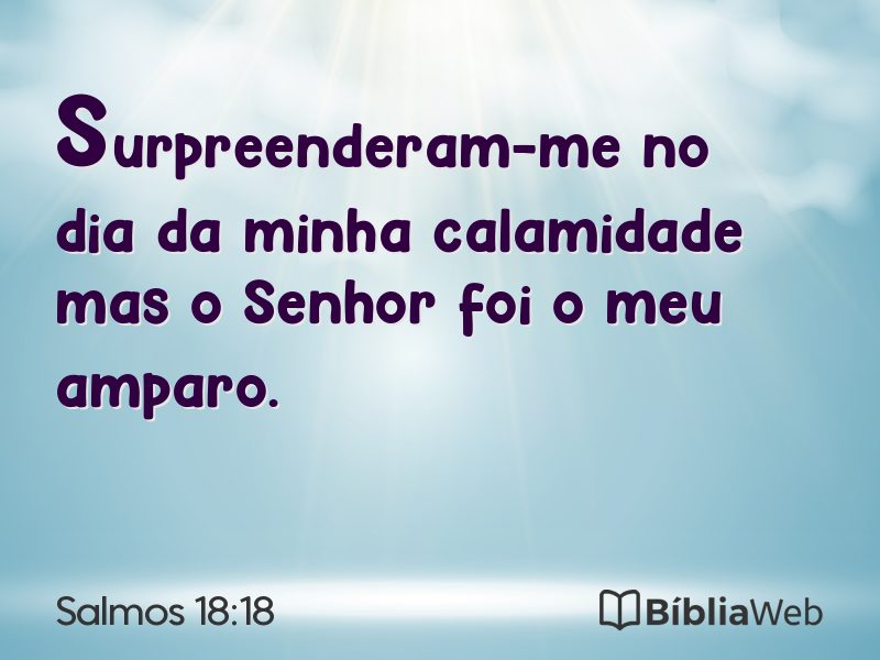 Salmos 18:18 em imagem para compartilhar