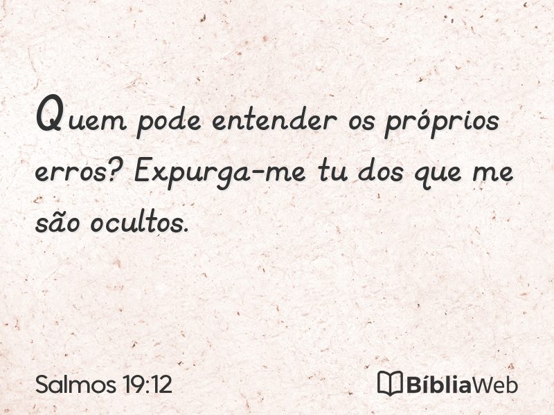 Salmos 19:12 em imagem para compartilhar