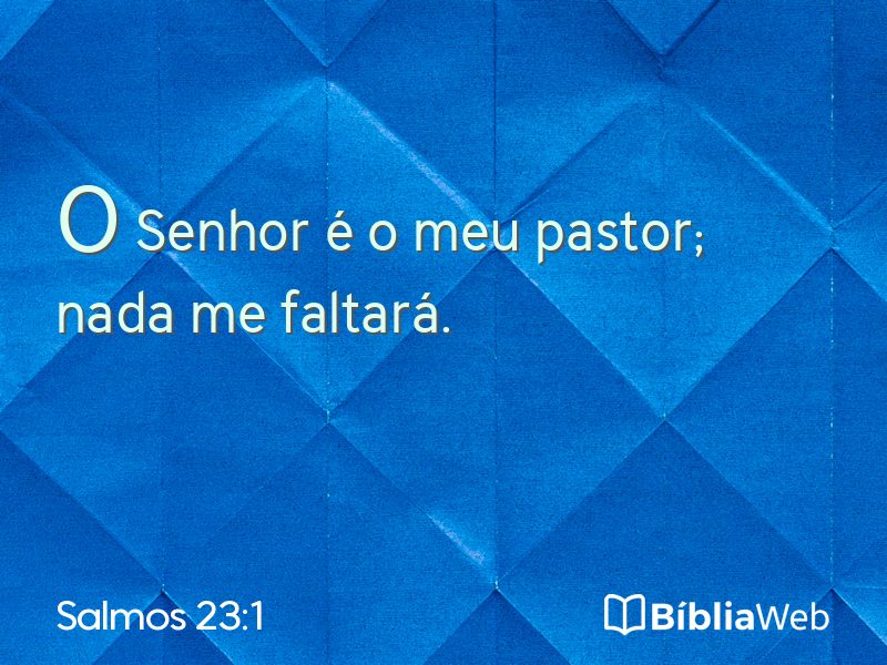 Salmos 23:1 em imagem para compartilhar