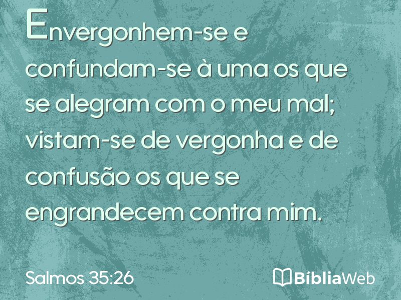 Salmos 35:26 em imagem para compartilhar