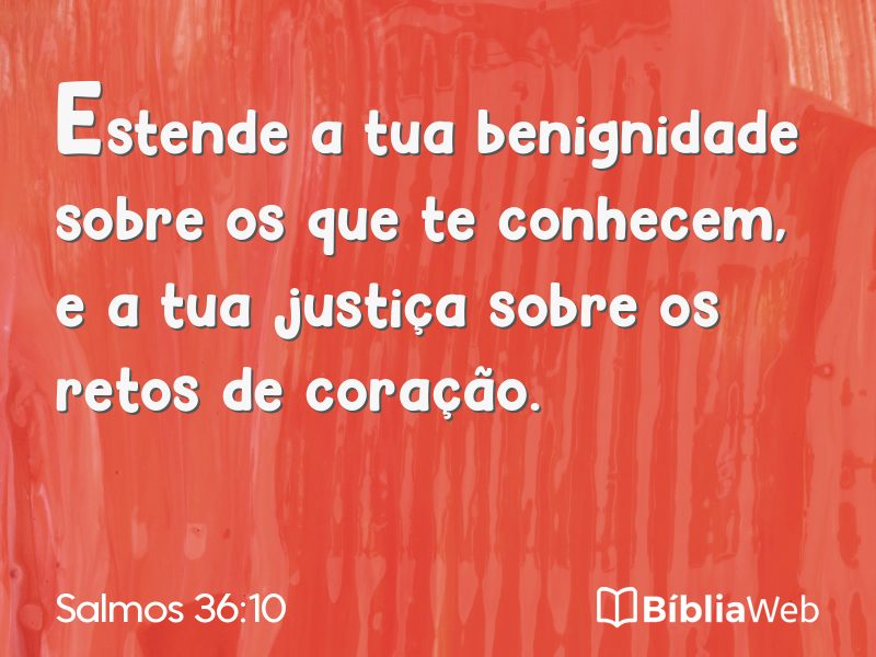 Salmos 36:10 em imagem para compartilhar