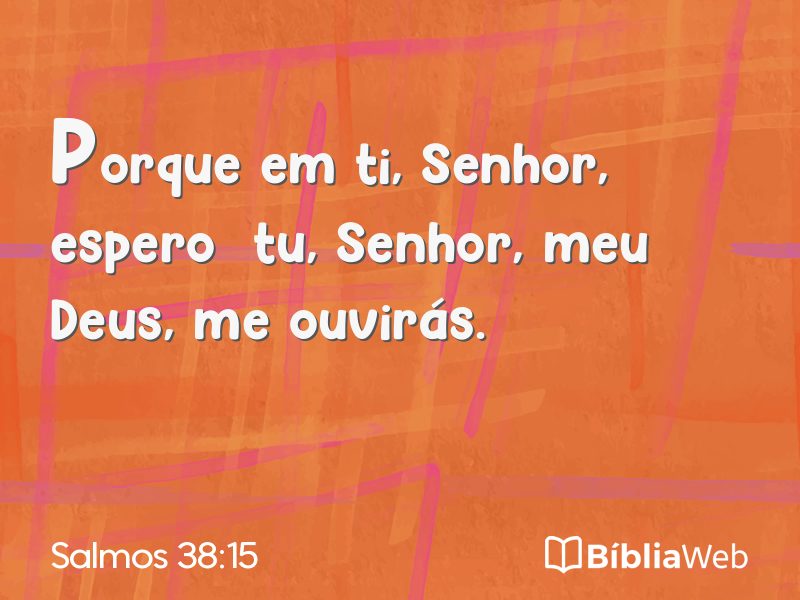 Salmos 38:15 em imagem para compartilhar