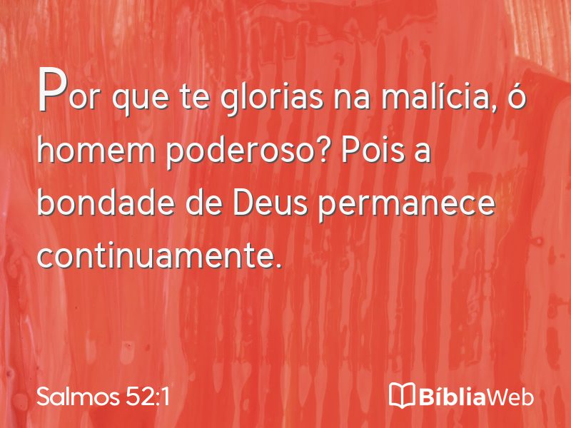 Salmos 52:1 em imagem para compartilhar