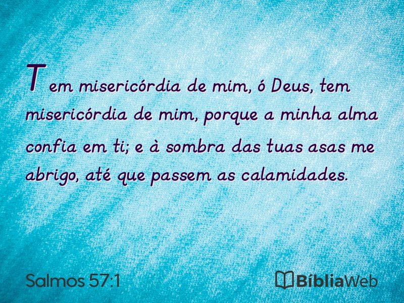 Salmos 57:1 em imagem para compartilhar