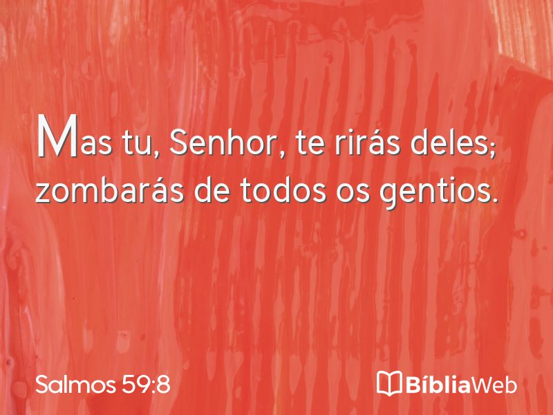 Salmos 59:8 em imagem para compartilhar