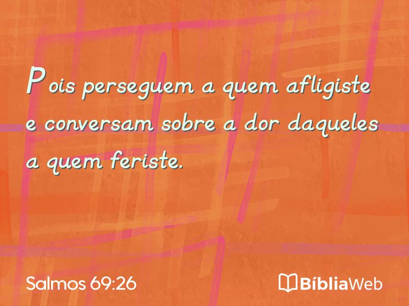 Salmos 69:26 em imagem para compartilhar