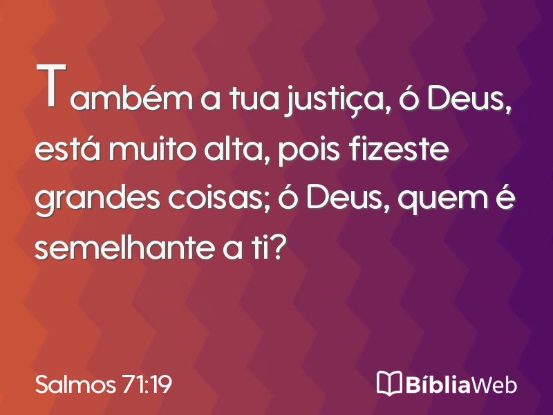 Salmos 71:19 em imagem para compartilhar
