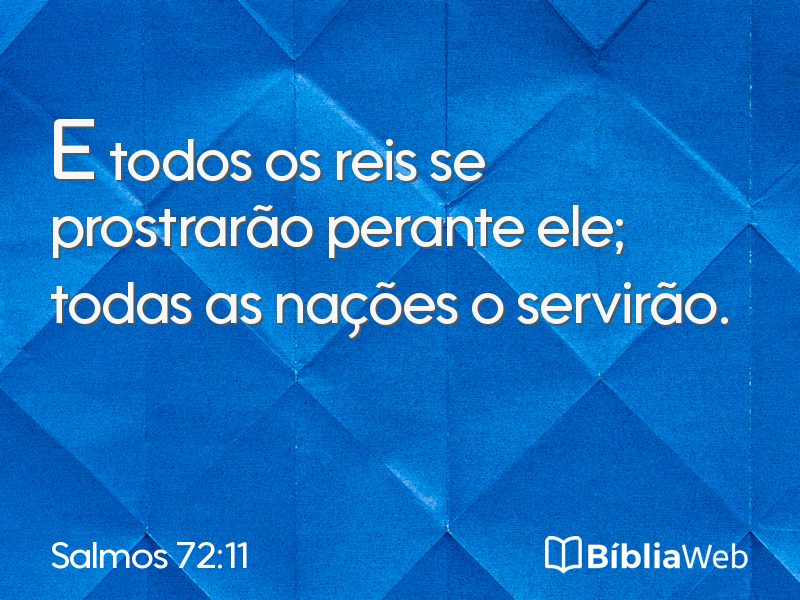 Salmos 72:11 em imagem para compartilhar