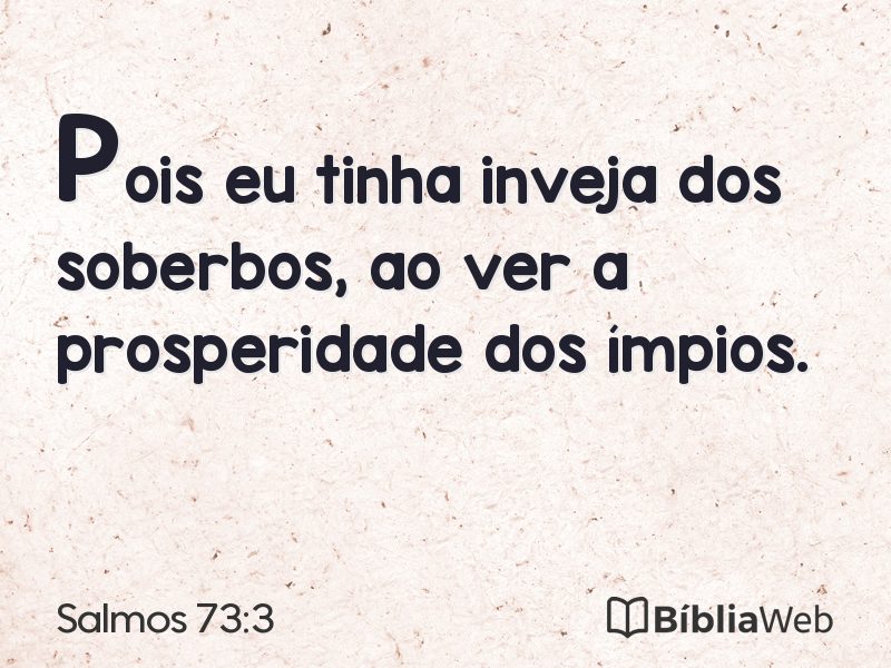 Salmos 73:3 em imagem para compartilhar