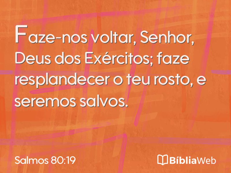 Salmos 80:19 em imagem para compartilhar