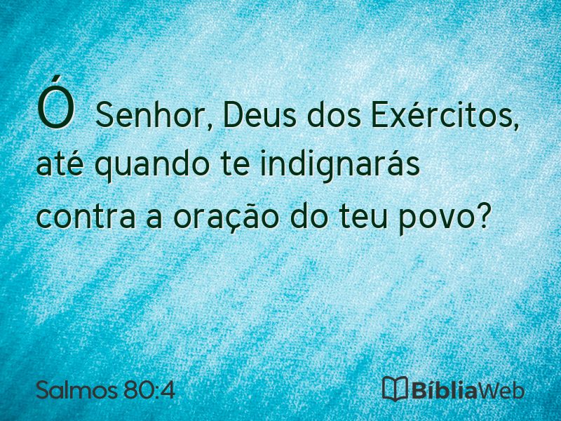 Salmos 80:4 em imagem para compartilhar