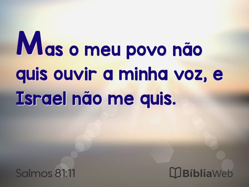 Salmos 81:11 em imagem para compartilhar