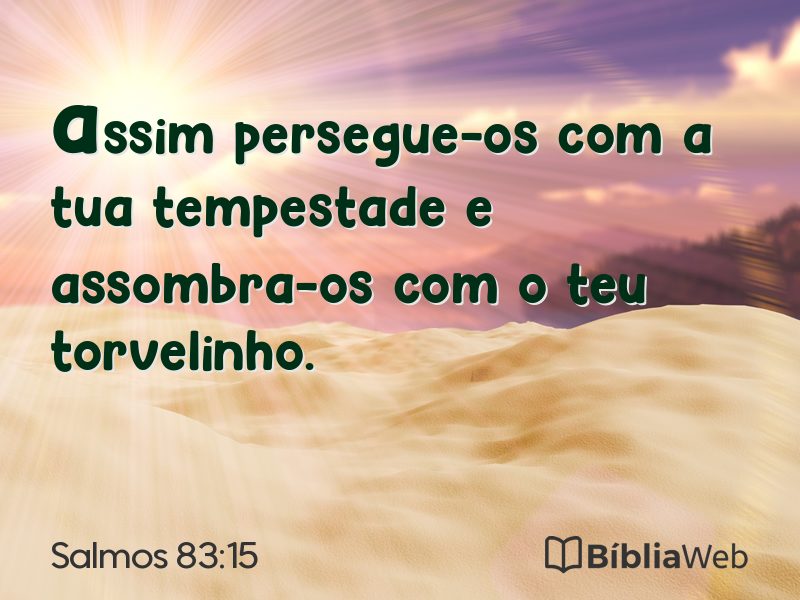 Salmos 83:15 em imagem para compartilhar