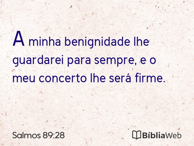Salmos 89:28 em imagem para compartilhar