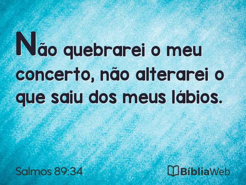 Salmos 89:34 em imagem para compartilhar
