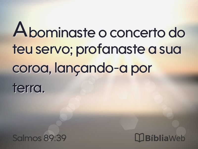 Salmos 89:39 em imagem para compartilhar