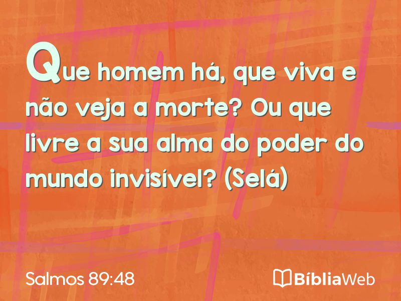 Salmos 89:48 em imagem para compartilhar