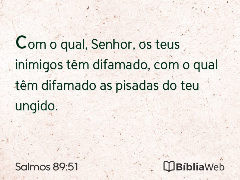 Salmos 89:51 em imagem para compartilhar