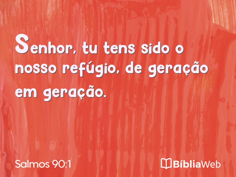 Salmos 90:1 em imagem para compartilhar