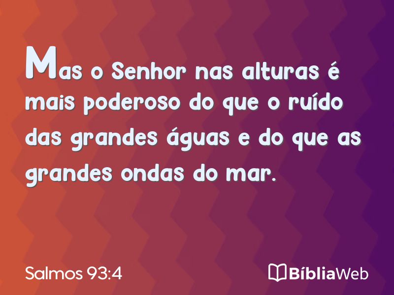 Salmos 93:4 em imagem para compartilhar