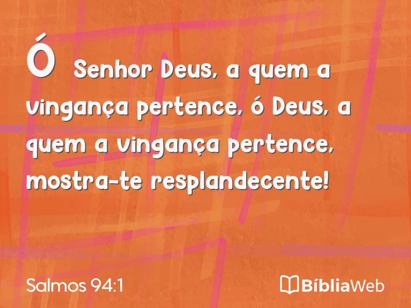 Salmos 94:1 em imagem para compartilhar
