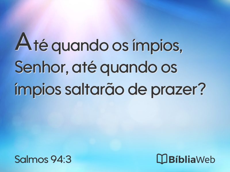 Salmos 94:3 em imagem para compartilhar
