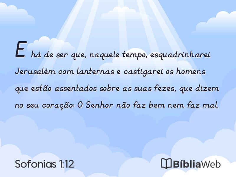 Sofonias 1:12 em imagem para compartilhar
