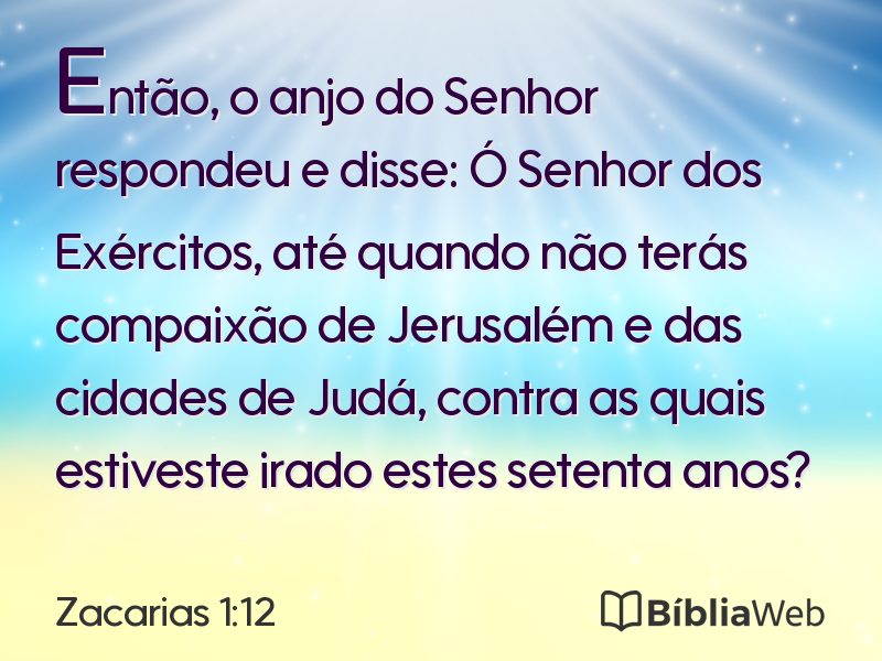 Zacarias 1:12 em imagem para compartilhar