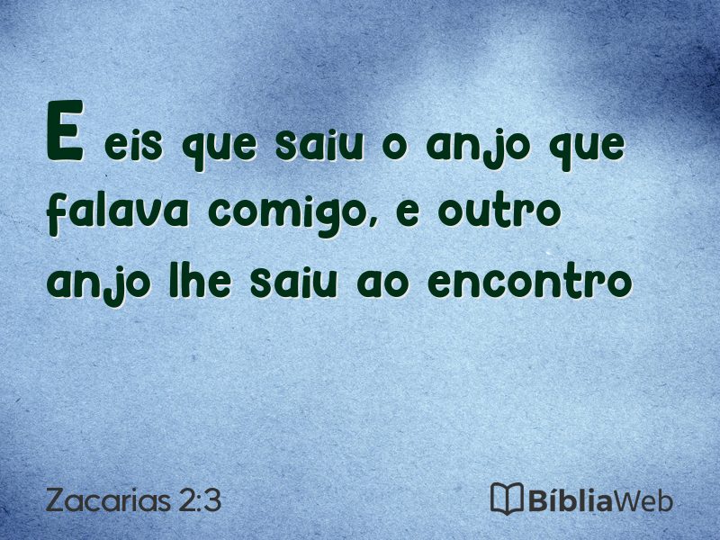 Zacarias 2:3 em imagem para compartilhar
