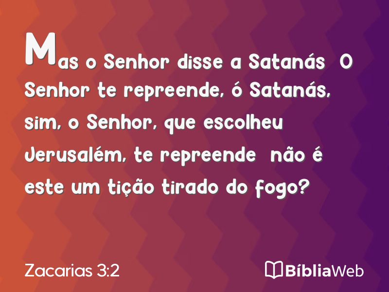 Zacarias 3:2 em imagem para compartilhar