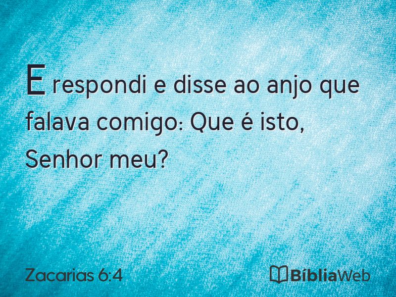 Zacarias 6:4 em imagem para compartilhar